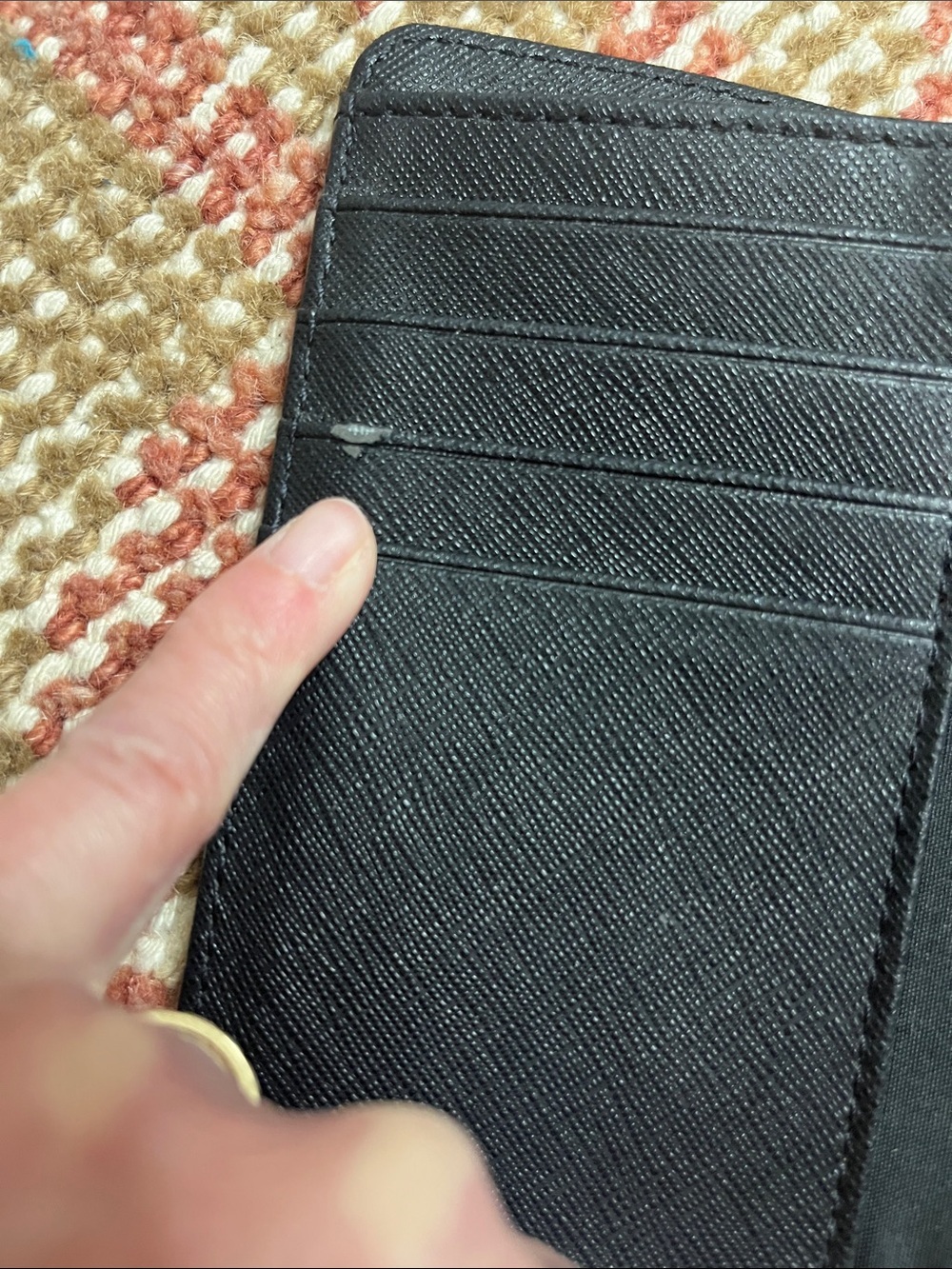 Fossil Black Leather Wristlet Wallet - Picture 12 of 12